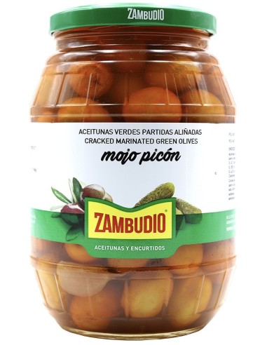 ACEITUNAS ZAMBUDIO MOJO PICON TARRO 600 G