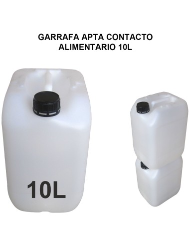 GARRAFA APTA USO ALIMENTARIO 10 LT