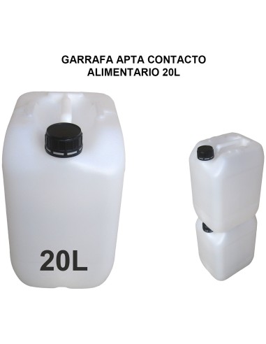 GARRAFA APTA USO ALIMENTARIO 20 LT