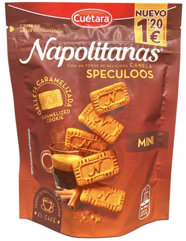 GALLETAS NAPOLITANAS SPECULOOS MINI 80 G