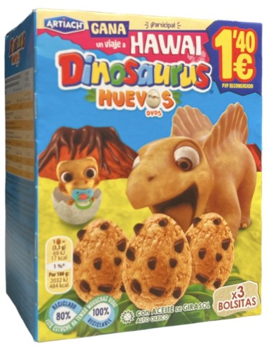 GALLETAS DINOSAURUS HUEVOS 105 G