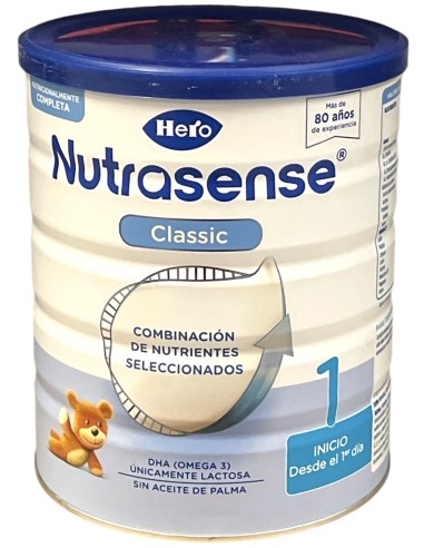 LECHE MATERNA HERO NUTRASENSE  N 1 800 GR