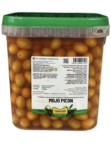 CUBO ACEITUNA MOJO PICON 2.6 KG