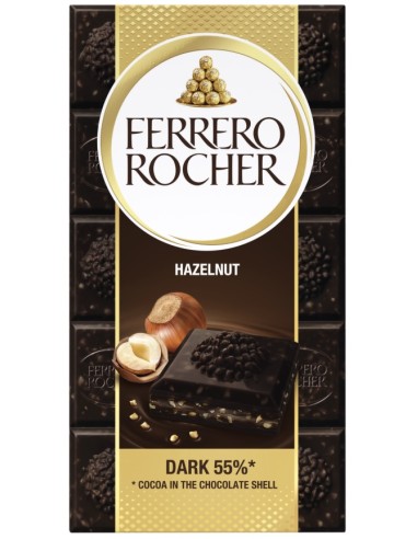 CHOCOLATE FERRERO ROCHER DARK 55% 90 GRS