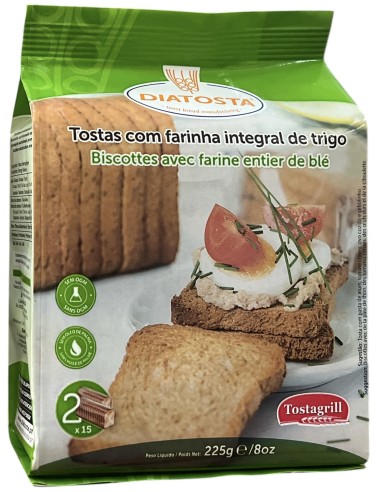 PAN TOSTAGRILL TOSTADO INTEGRAL 30 UND 225 G