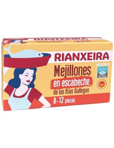 MEJILLONES RIANXEIRA 8-12 PZ. 125 GR