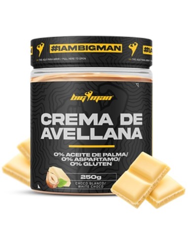 CREMA DE AVELLANA SABOR CHOCO BLANCO 250 GR