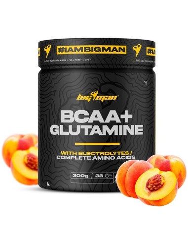 BCAA+GLUTAMINE SABOR MELOCOTON BOTE 300 G