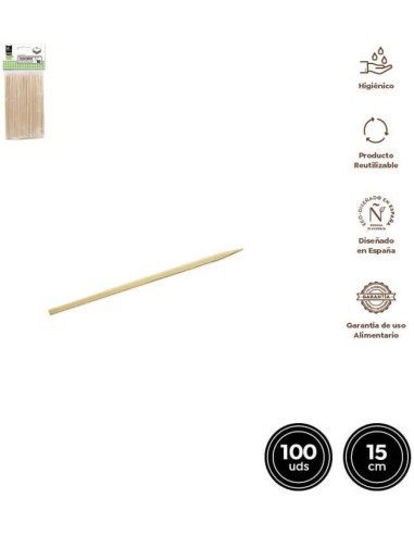 PINCHO MADERA 15 CM PACK-100 UND