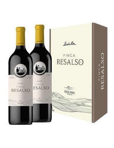 ESTUCHE VINO TINTO FINSA RESALSO 2 BOTELLAS