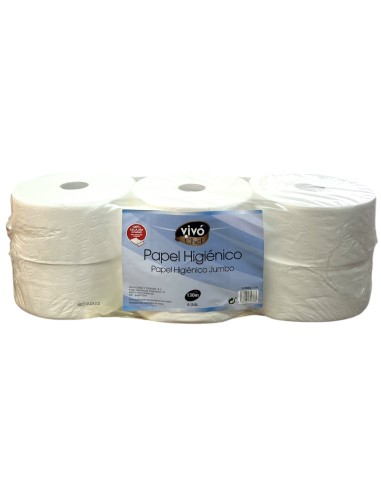 PAPEL HIGIENICO INDUSTRIAL VIVOCHEF PACK-6 ROLLOS