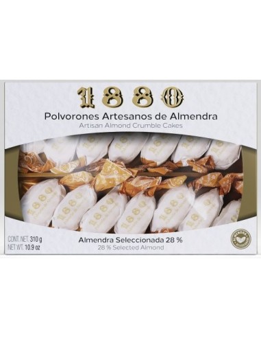 POLVORON 1880 ARTESANO ALMENDRA 310 GRS