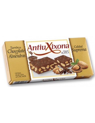 TURRON ANTIU XIXONA CHOCO CON ALMENDRAS 200 G