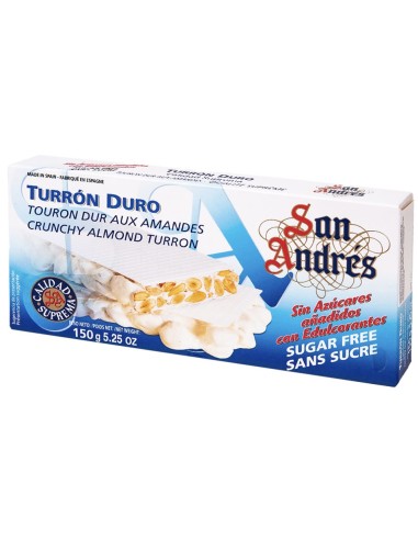 TURRON SAN ANDRES SIN AZUCAR DURO 200 GR