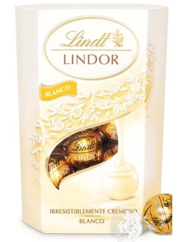 BOMBONES LINDOR CHTE. BLANCO 200 GRS