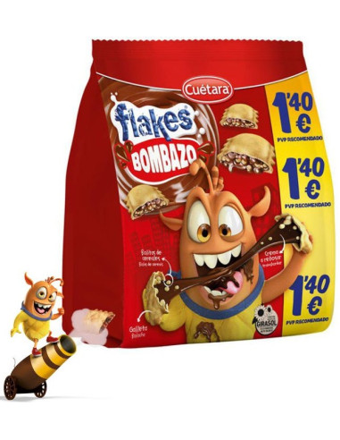 GALLETAS FLAKES BOMBAZO 120G PVP1,40