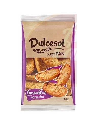 PANECILLOS TOSTADOS INTEGRALES DULCESOL 400 G