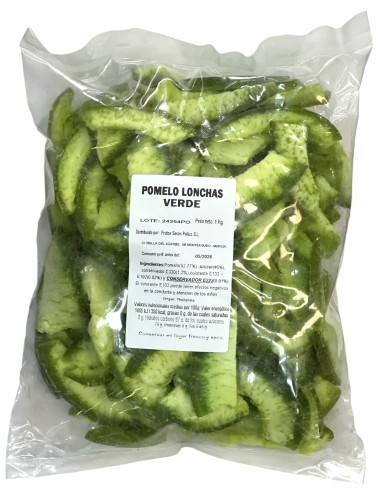 BOLSA POMELO LONCHAS VERDE DESHIDRATADO 1 KG