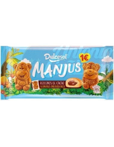 MANJUS DULCESOL RELLENOS DE CACAO 100 G