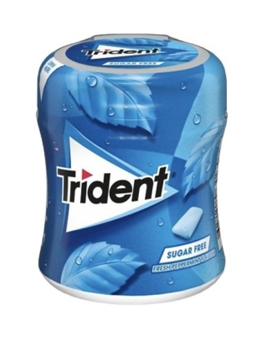 CHICLE TRIDENT BOTE 82.6G HIERBABUENA