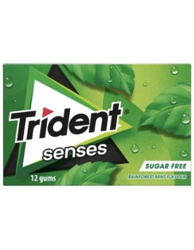 CHICLE TRIDENT SENSES 12 UND MENTA