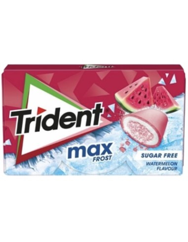 CHICLE TRIDEN MAX 10 GRAGEAR WATERMELON 20 G