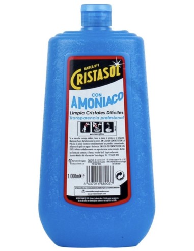 LIMPIACRISTALES CRISTASOL AMONIACO 1 LT