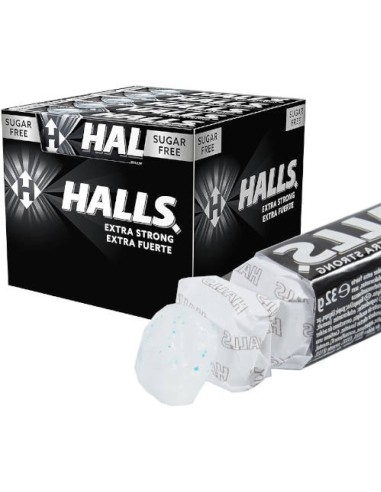 CARAMELOS HALLS S/AZUCAR EXTRA FUERTE 32 G