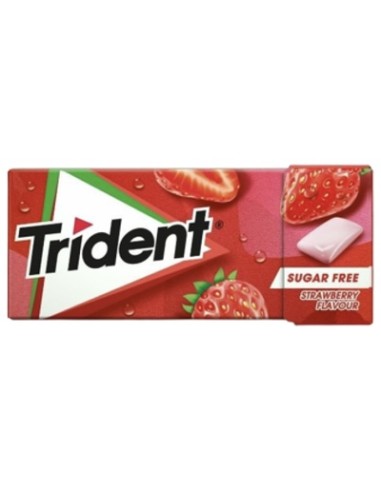 CHICLE TRIDENT GRAGEAS 10 UND FRESA