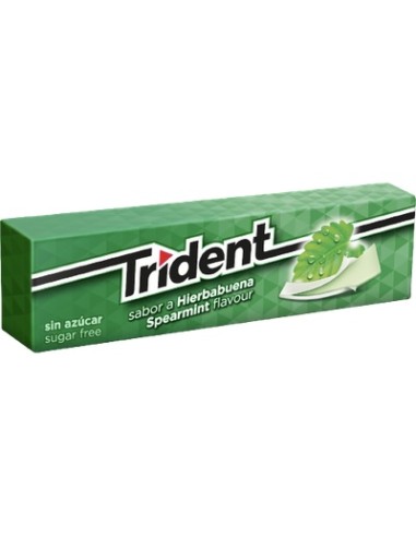 CHICLE TRIDENT STICK HIERBABUENA 5 UND.