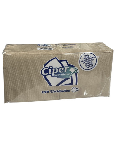 SERVILLETAS CIPER NATURAL 150 UND