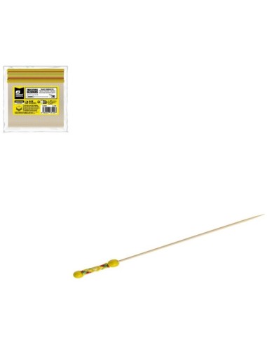 PINCHO 12 CM TRANZADO AMARILLO 200 UND