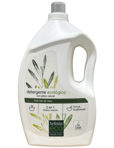 DETERGENTE BELTRAN ECOLOGICO 3 LITROS 44 LAV.