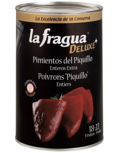 PIMIENTO PIQUILLO LA FRAGUA DELUXE 18/22 PZ LATA 1/2 KG