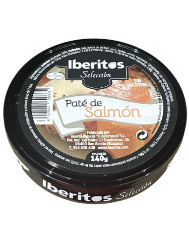 PATE IBERITOS SALMON LATA 140 G
