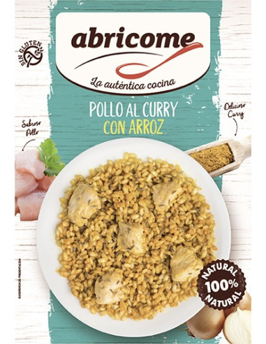 BANDEJA POLLO AL CURRY ABRICOME 320 G