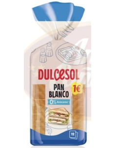 PAN BLANCO DULCESOL 12 REB.