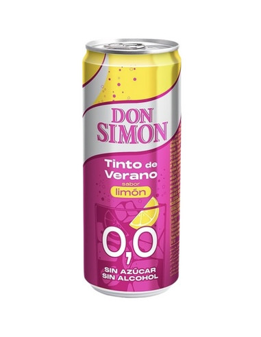 TINTO VERANO D.SIMON 0,0 LIMON LATA 330 ML