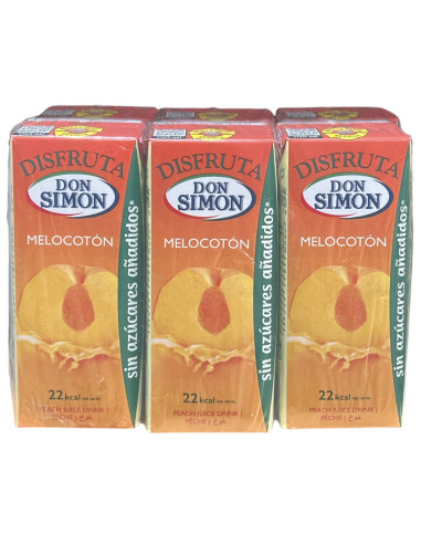 ZUMO D.SIMON DISFRUTA MELOCOTON PACK-6