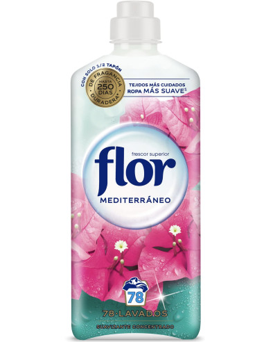 SUAVIZANTE FLOR MEDITERRANEO 59 DOSIS