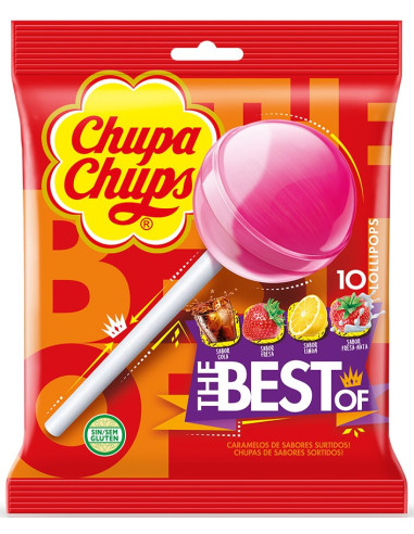CHUPA CHUPS SURTIDO THE BEST 10 PZ