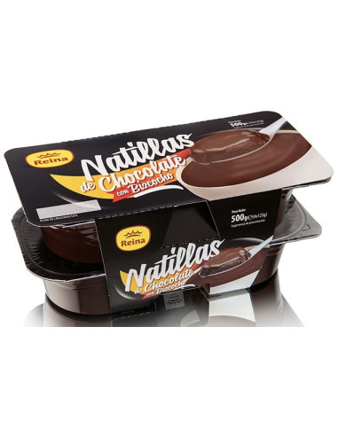 REINA NATILLAS CHOCO-BIZCOCHO PK-4 UND
