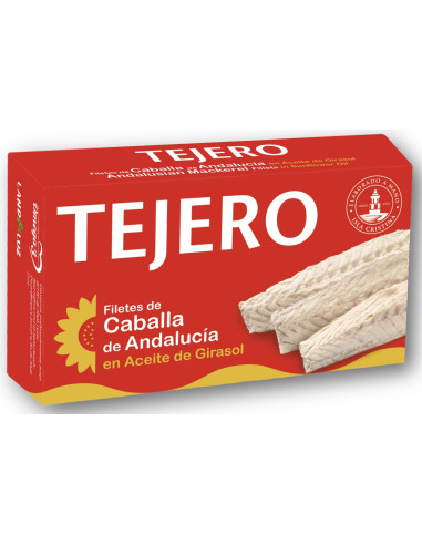 FILETE CABALLA TEJERO ACEITE GIRASOL 120 G