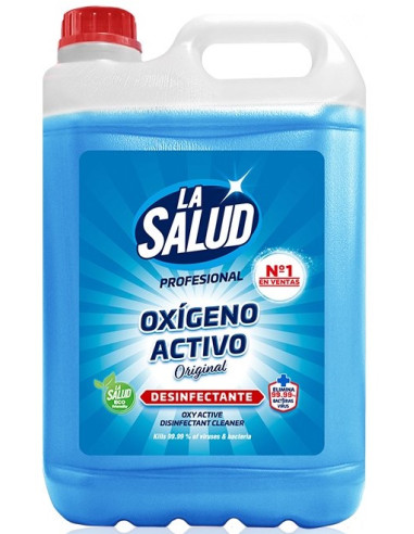 LIMPIADOR LA SALUD OXIGENO 5 LITROS