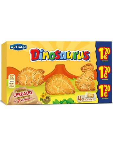 GALLETAS DINOSAURUS 124 G PVP1,20