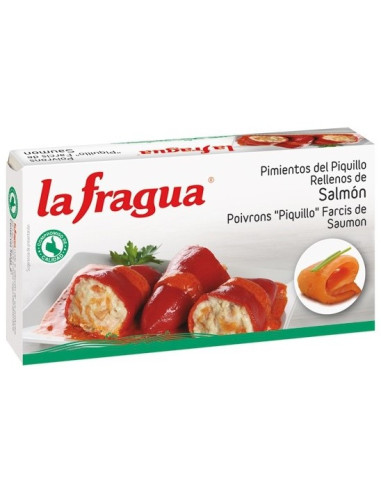 PIMIENTOS RELLENOS DE SALMON LATA 1/4