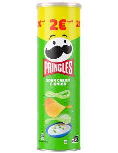 PATATAS PRINGLES SOUR CREAM & ONION 165 G pvp 2