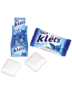 CHICLE KLET´S SIN AZUCAR MENTA CAJA 200 UND