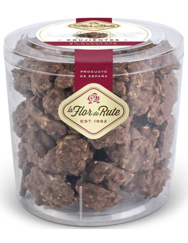 CILINDRO CRUJIENTES ALMENDRA CHOCO LECHE 600 G