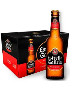 CERVEZA ESTRELLA GALICIA PACK-6 33 CL